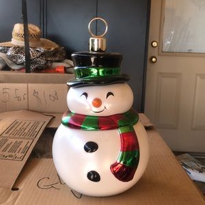 Snowman Cookie Jar
